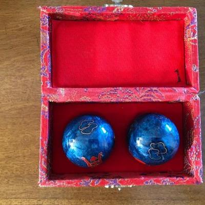 Vintage Chinese Steel Baoding Balls