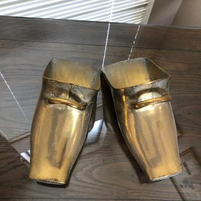 Brass Slipper Wall Pockets