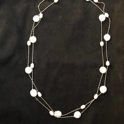 Coin Pearl  Necklace