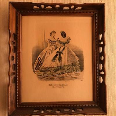 Antique Hand Tinted  Musee Des Familles  No. 2186