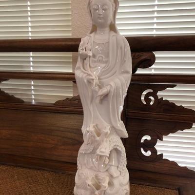 Porcelain statue of Guanyin (Goddess of Mercy)
