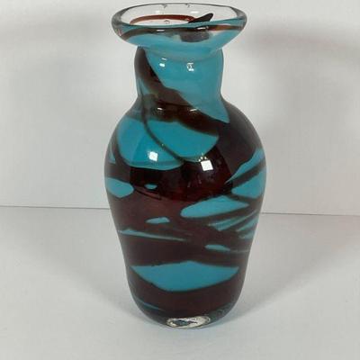 Art Glass Vase - Signed