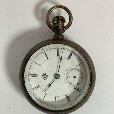 Coin Silver Pocket Watch