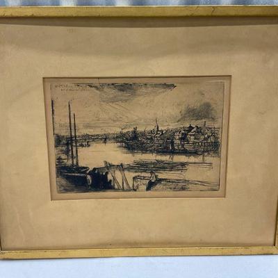 Antique Etching by Sir Seymour Haden