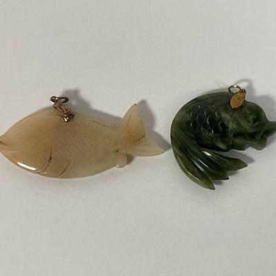 Jadeite Fish Pendants