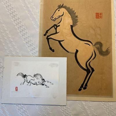 Japanese Brushstroke Horse
