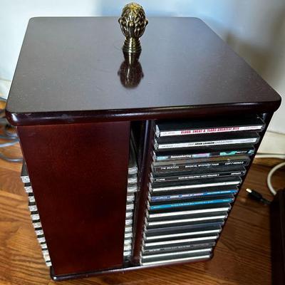cd holder with cds