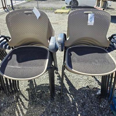 #2824 â€¢ (12) Plastic Stackable Chairs
