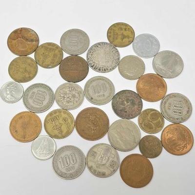 #1704 â€¢ Foreign Currency Coins
