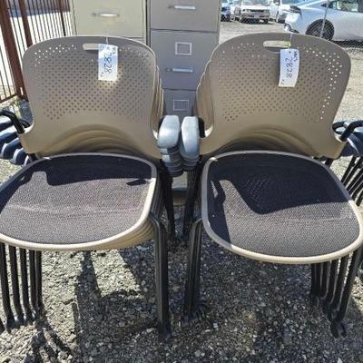 #2828 â€¢ (12) Plastic Stackable Chairs
