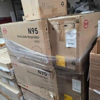 #2528 â€¢ (13) Boxes BYD Care N95 Particulate Respirator

