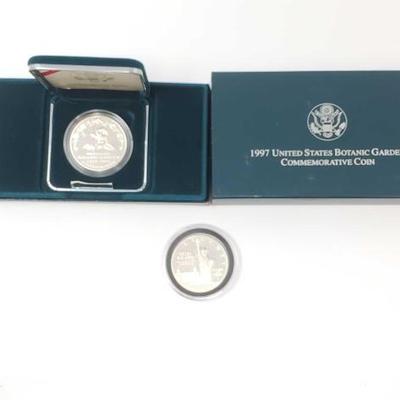 #1400 • (2) 1986-1997 Silver Dollars, 90% Silver
