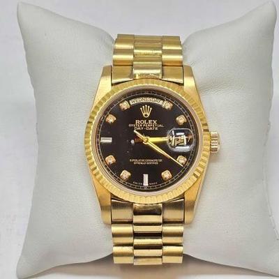 #1114 • Rolex Oyster Perpetual Day-Date Watch
