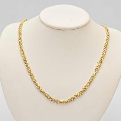 #738 â€¢ 14K Gold Chain Necklace, 7.4g
