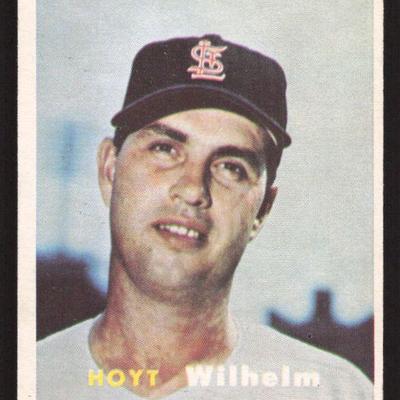 Hoyt Wilhem, ALBERT PUJOLS, PUJOLS, CARDINALS, Albies, Braves, Ozzie, Smoltz, GOLF, TIGER, NICKLAUS, BOSTON, REDSOX, MLB, baseball ,...