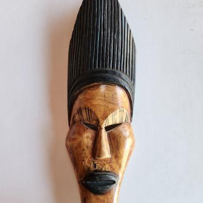 African Wooden Mask  20 inches tall
