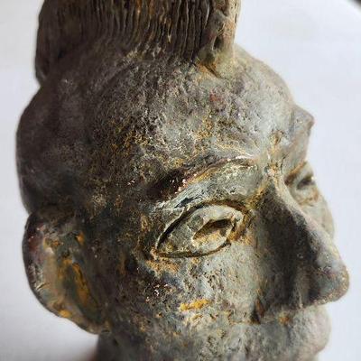 Pottery Head 7 inches tall