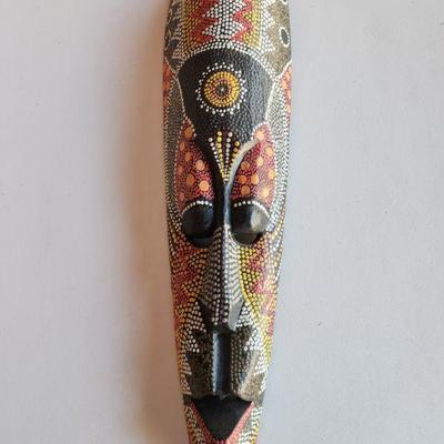 Traditional Indonesian Bal Mask - 20 inches tall