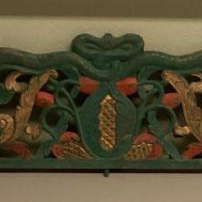 PCG019 Balinese Carved Wooden Decor For Top Of Door Frame