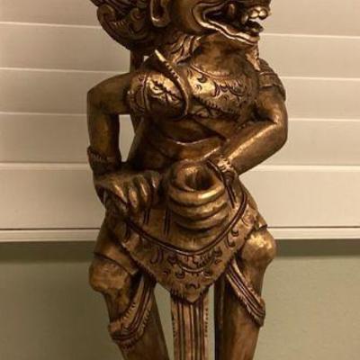 PCG016 Large Balinese Carved Wooden Statue