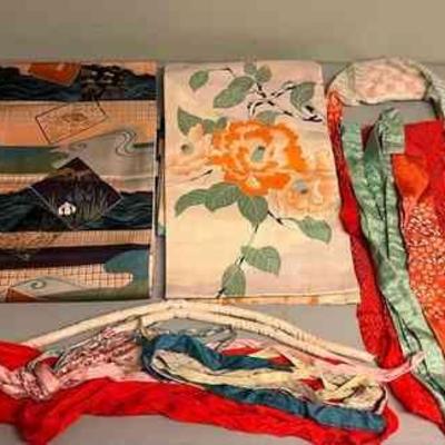PCG049 Japanese Obi Belts & Other Kimono Accessories 