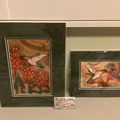 PCG037 Two Original Repousse Art Pictures By Don Dye