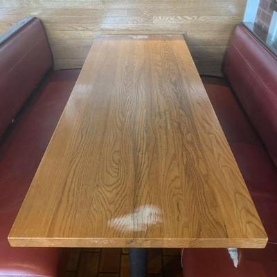 Lot 178 | Oak Top Restaurant Table