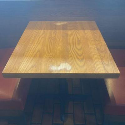 Lot 192 | Small Oak Top Restaurant Table