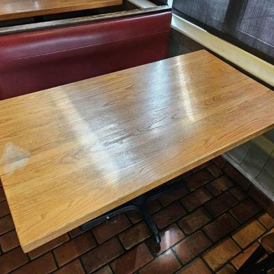 Lot 208 | Oak Top Restaurant Table