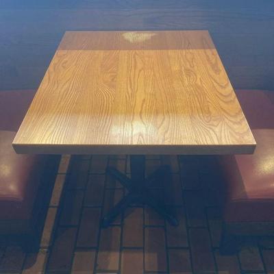 Lot 189 | Small Oak Top Restaurant Table
