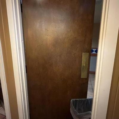 Lot 68 | Wood Bathroom Door