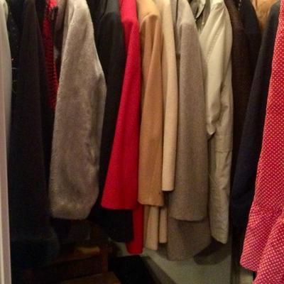 Coats, sweaters and suits