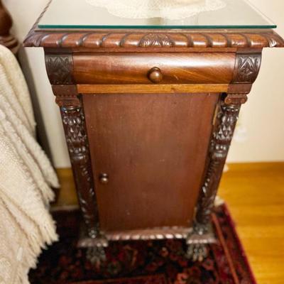 Antique Mahogany Side Table 
