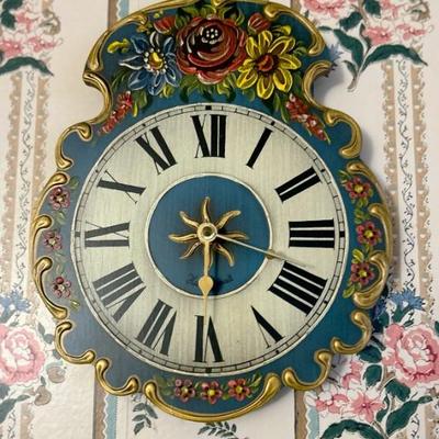 Hand Painted Clock 