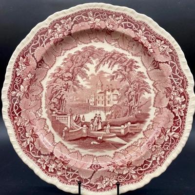 Red Ironstone Plate