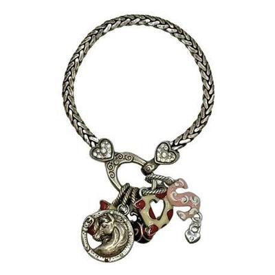 Brighton Heart Charm Bracelet with five charms