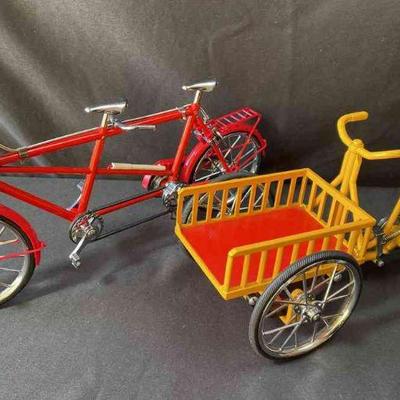 Decorative Tabletop Working Bicycles * Metal * Made In Spain
