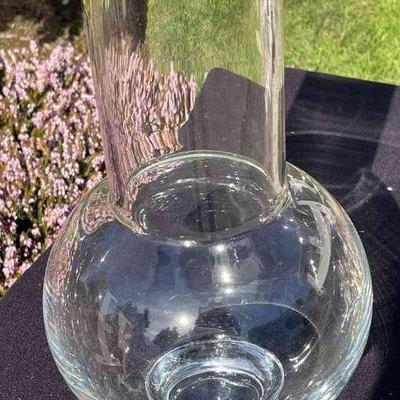 Gorgeous Large Thick Crystal Vase
