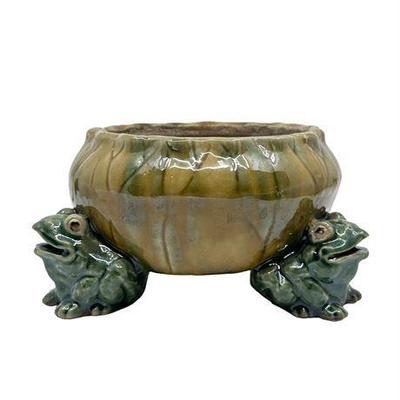 Lot 304   16 Bid(s)
Vintage Majolica Ceramic Frog Planter