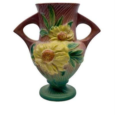 Lot 298   6 Bid(s)
Roseville 168-6 Peony Brown Flaring Vase