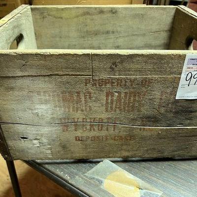 Dairy Wood Crate