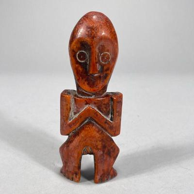 BONE CARVED FIGURINE | Carved bone figurine
