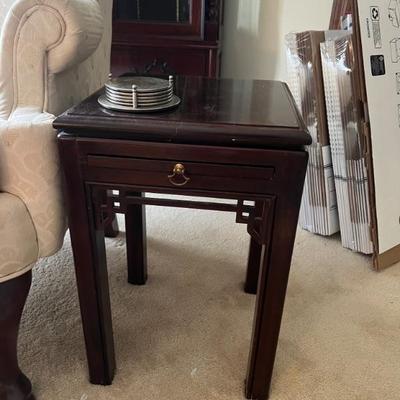 Drexel Heritage chinoserie side table $160