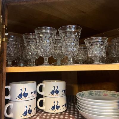 Drinking glass set , soup mug set, dish set