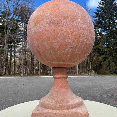 Epic Italian Terracotta Garden Sphere