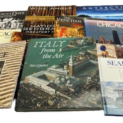Collection (10) Travel, Destination, Architecture Coffee Table Books