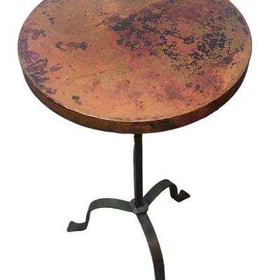 Mexican Wrought Iron Side Bistro Table