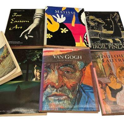 Collection (7) Impressionist, Visual Artist Coffee Table Books