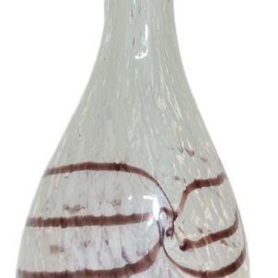 Tall Mid Century Blown Glass Vase