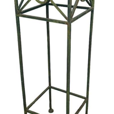 Woven Wrought Iron Plant Stand